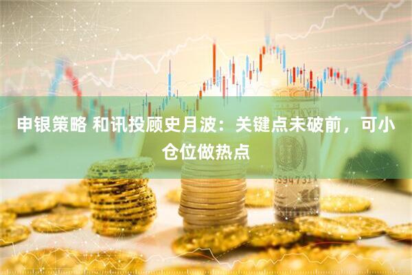 申银策略 和讯投顾史月波：关键点未破前，可小仓位做热点