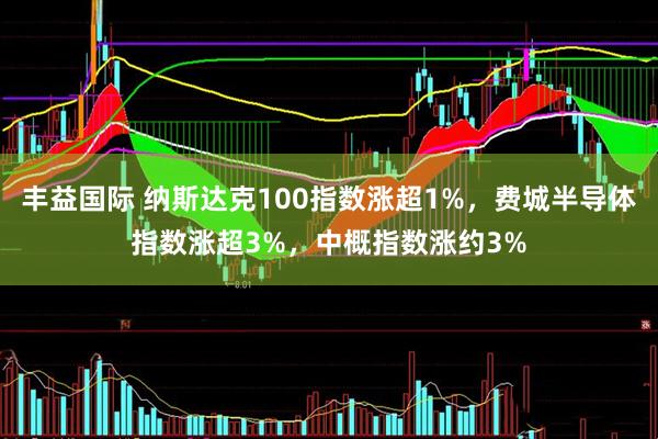 丰益国际 纳斯达克100指数涨超1%，费城半导体指数涨超3%，中概指数涨约3%