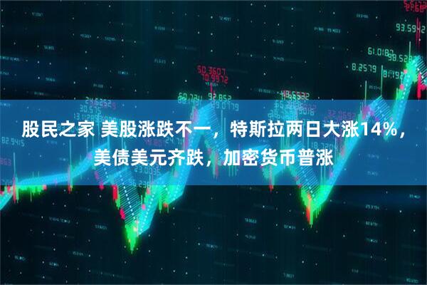 股民之家 美股涨跌不一，特斯拉两日大涨14%，美债美元齐跌，加密货币普涨